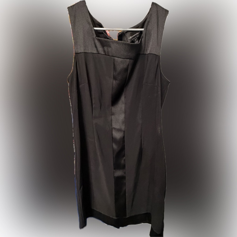 Connected Apparel Black Sleeveless Dress
